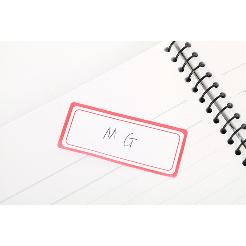 晨光mgyt06自粘性标签纸红色2455mm单位本10张标签贴不干胶标签名贴