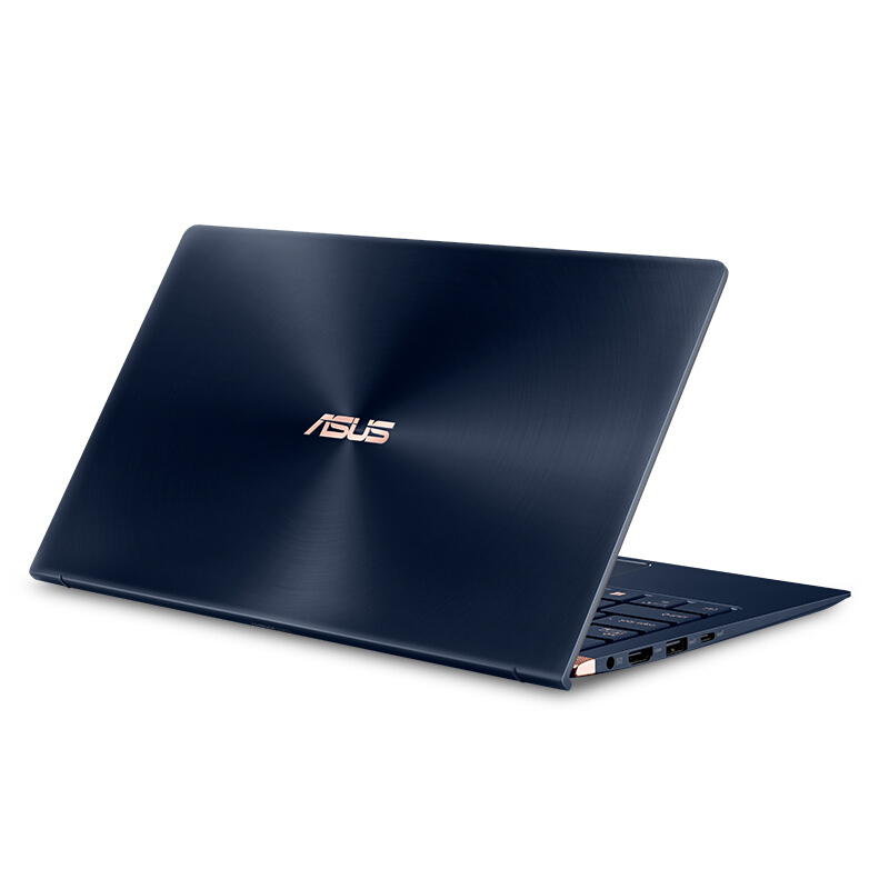 华硕(ASUS) 灵耀2代 Deluxe13 13.3英寸合金机身轻薄本游戏笔记本电脑(四核i7-8565U 8G 512GBSSD MX150 2G独显 IPS)尊爵蓝