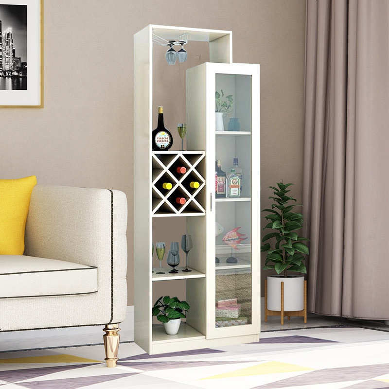 酒柜落地客厅靠墙现代简约红酒架餐厅置物架家用餐边柜隔断小酒柜