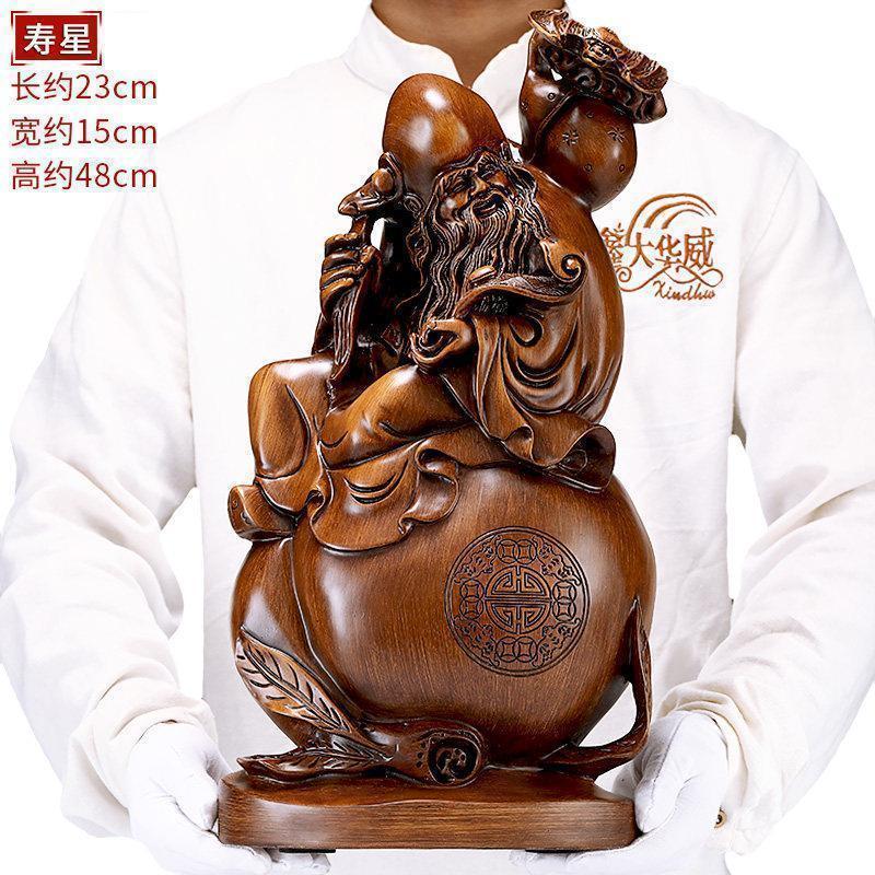 家柏饰(CORATED)老寿星寿桃摆件老人生日送长辈爷爷奶奶70贺寿80祝寿过寿礼品高清大图