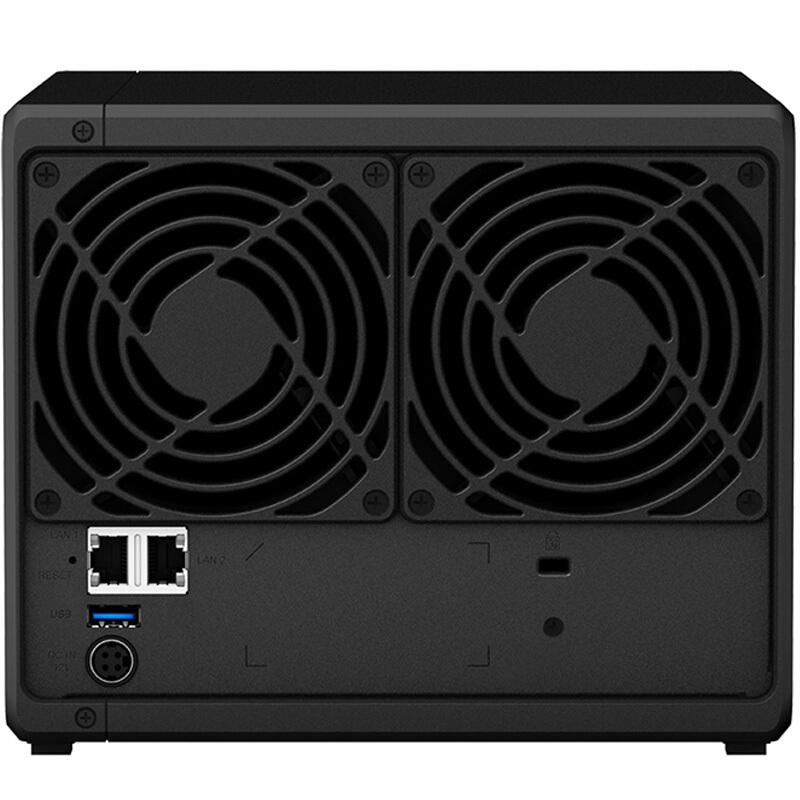 群晖(Synology)DS418 4盘位NAS网络存储服务器 (无内置硬盘)不规则体SATA接端口支持NAS盘红盘金盘