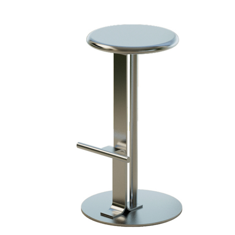 铭思达吧台椅不锈钢75cm把高清大图