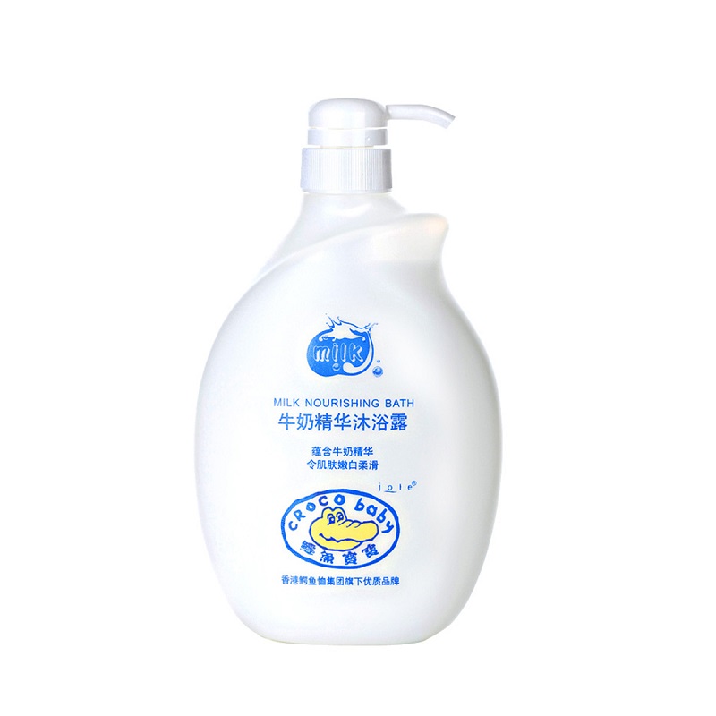 CROCO baby鳄鱼宝宝 牛奶精华沐浴露720g 全家共享洗护 温和洁净滋养 新生婴儿儿童家长均适用高清大图