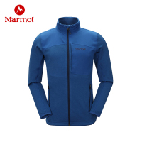 Marmot/土拨鼠户外男士防风保暖开衫抓绒衣