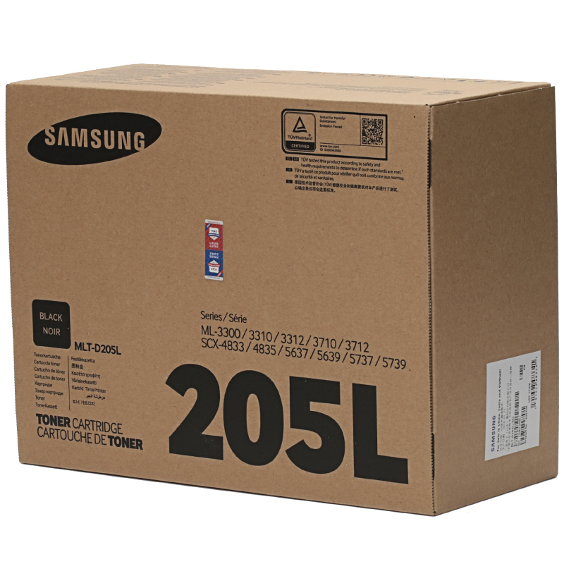 三星/SAMSUNG MLT-D205L 黑色高容硒鼓 适用:ML-3310ND/3710ND/4833HD/5637
