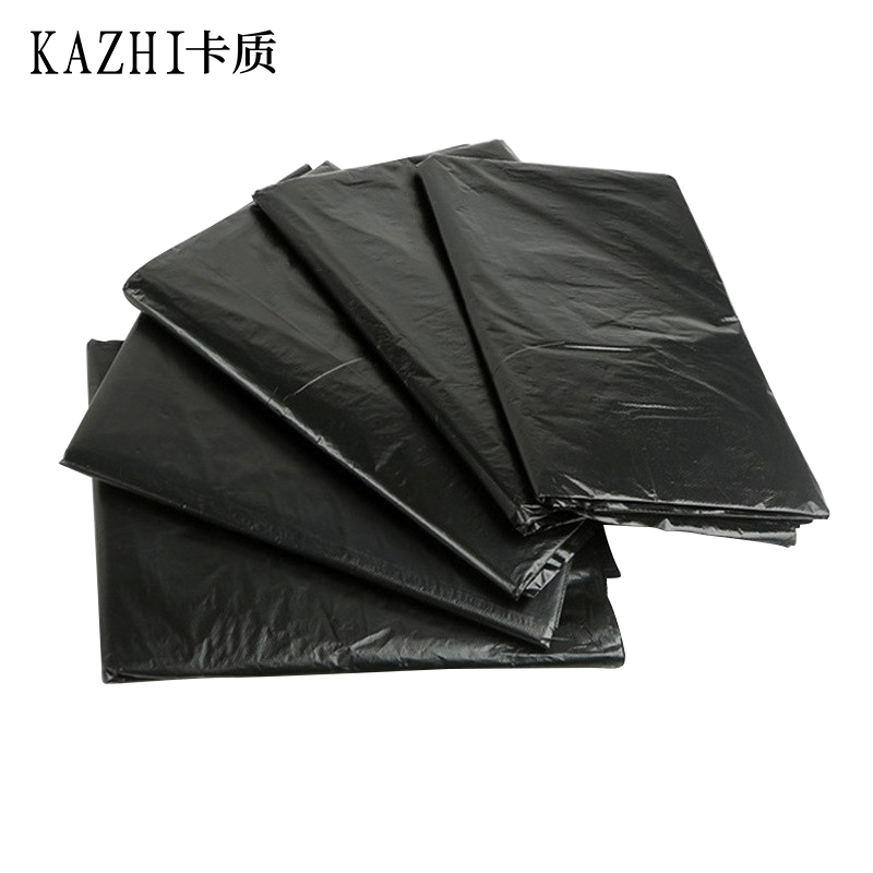 卡质 一次性加厚大号平口垃圾袋 新料90*100[加厚款25克] 50只/件高清大图