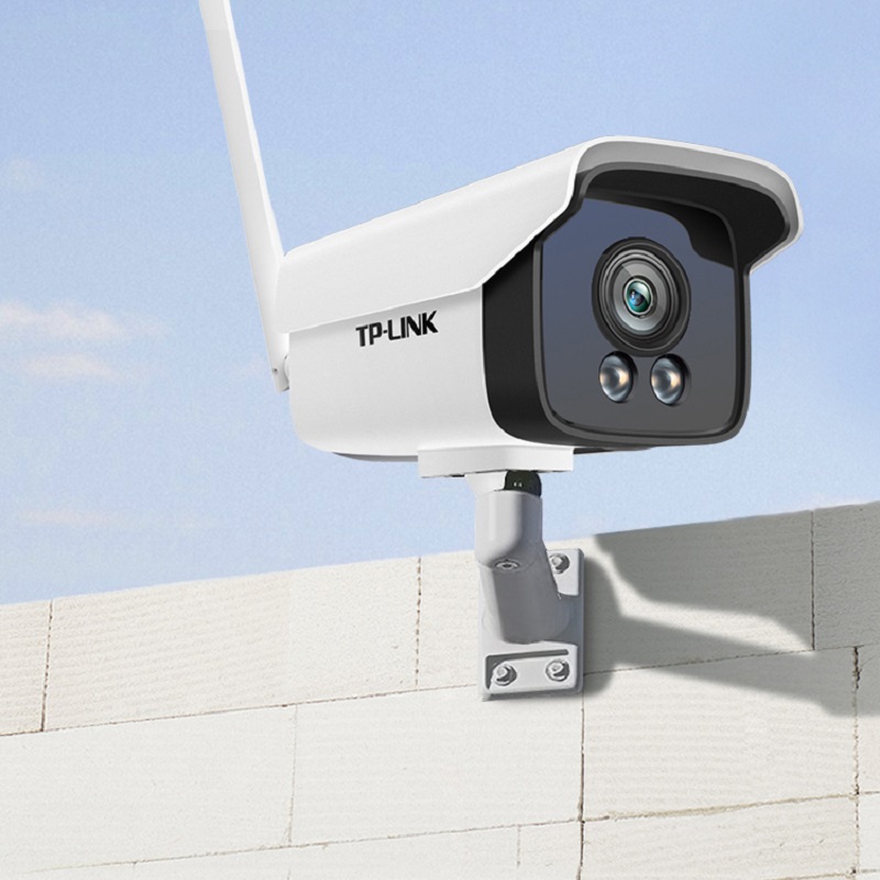 监控摄像头家用1080p高清 室外防水拾音枪机 无线wifi手机远程 tl-ipc