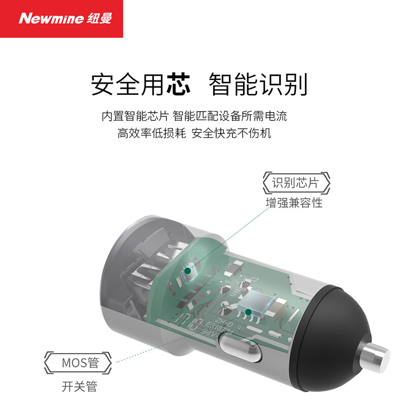 纽曼 车载 车充 HC28高清大图