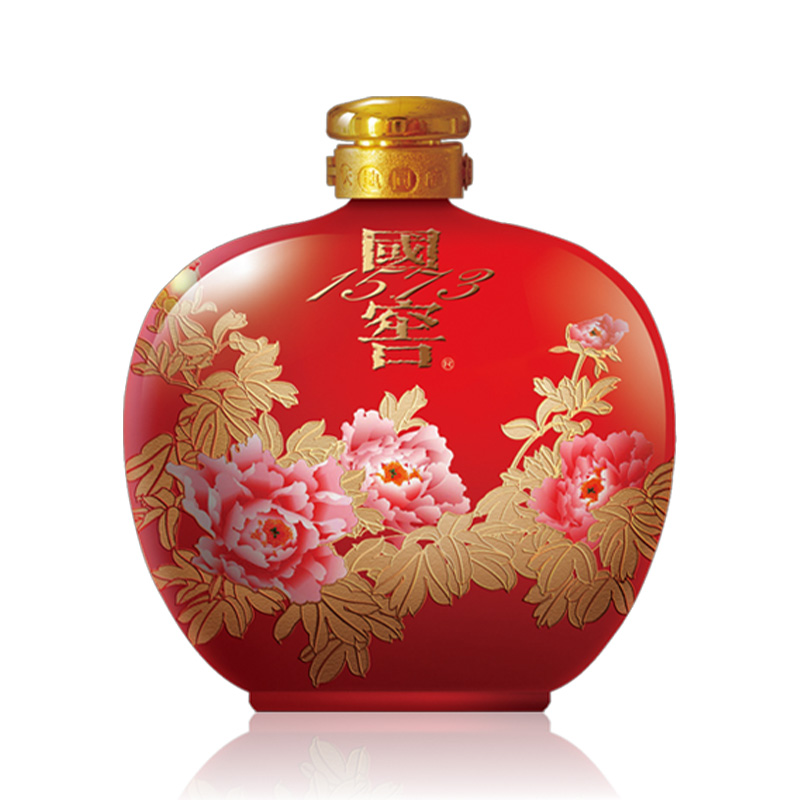 泸州老窖 国窖1573 国韵红坛53度1000ml 浓香型白酒高清大图