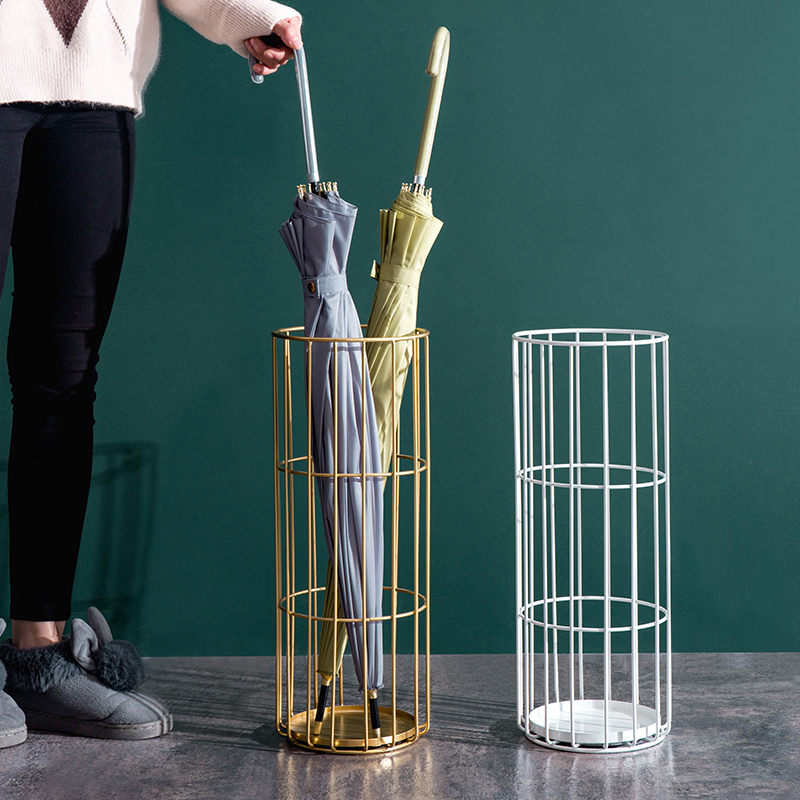 北欧ins轻奢风铁艺创意雨伞架家用客厅口收纳家居装饰品摆件雨伞架