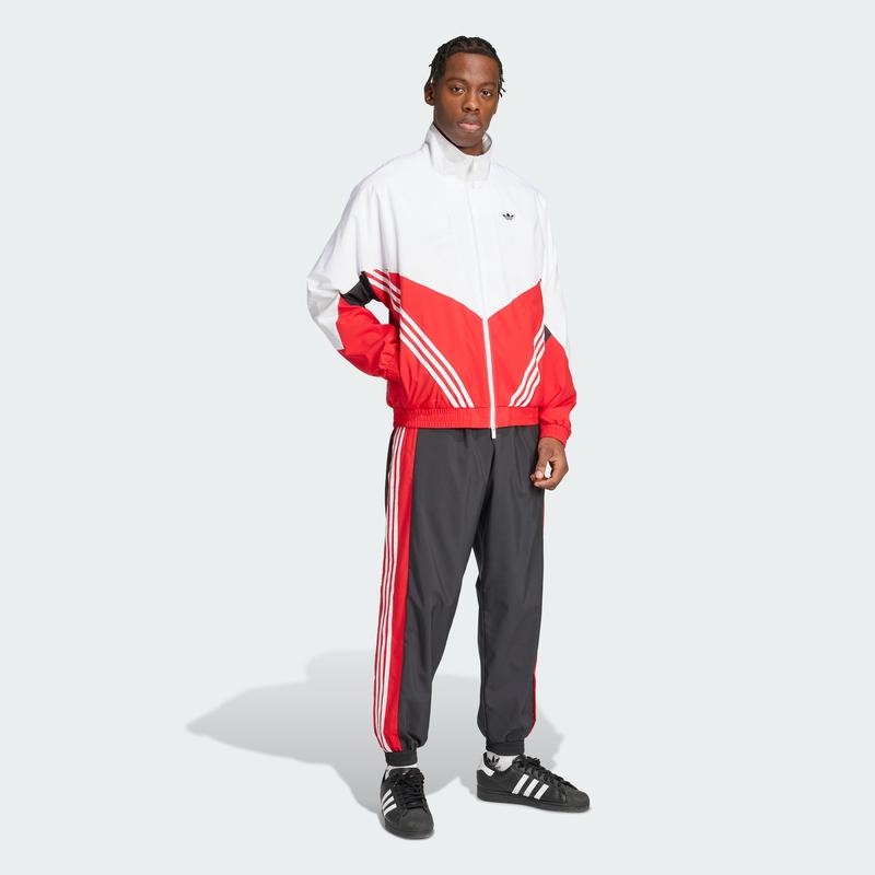 阿迪达斯(adidas)男款运动夹克轻薄防风透气跑步训练户外休闲套装高清大图