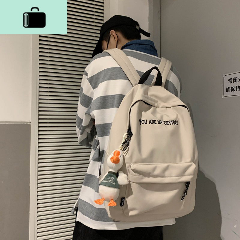 书包韩版原宿ulzzang女背包高中学生初中生百搭ins风男情侣双肩包NEW LAKE