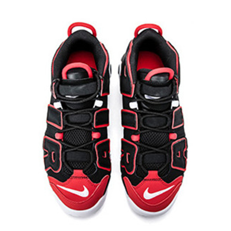 nike耐克大童鞋2023新款黑红皮蓬大air气垫运动篮球鞋 fb1344-001