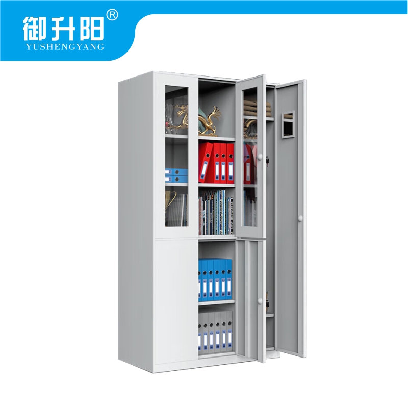 御升阳 五门文件柜纯白色 970×500×1850mm 台高清大图