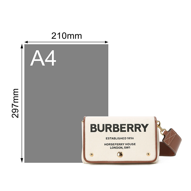 预订 BURBERRY 博柏利 女包 Horseferry 帆布 斜挎包单肩包8026608