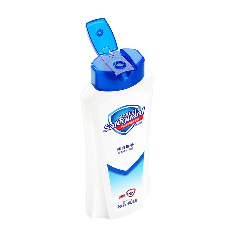 舒肤佳健康沐浴露沐浴乳纯白清香型 400ml 抑菌 持久留香