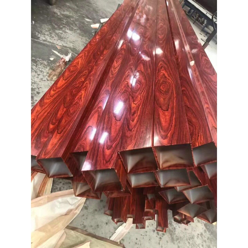 零切6061/6063铝合金方管型材 铝方通扁通空心管 可打孔加工方管