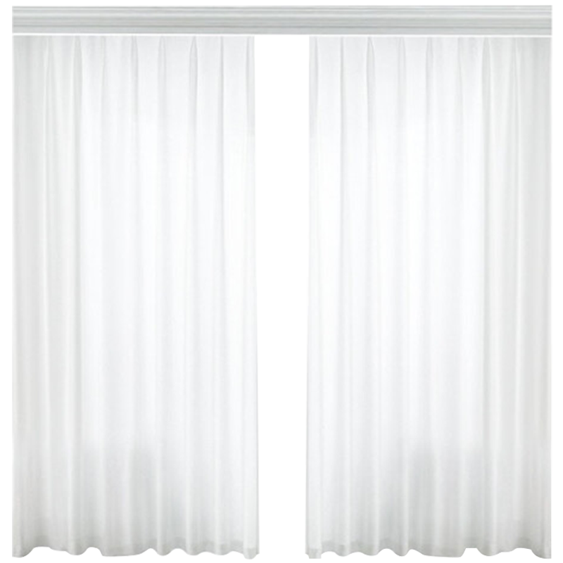 依朴 窗纱 天丝绒白纱窗纱 1米 透光不透人 阳台纱客厅飘窗遮光窗帘纱