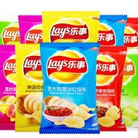 乐事 薯片 混合口味40g*10包(零食大礼包膨化休闲零食组合)