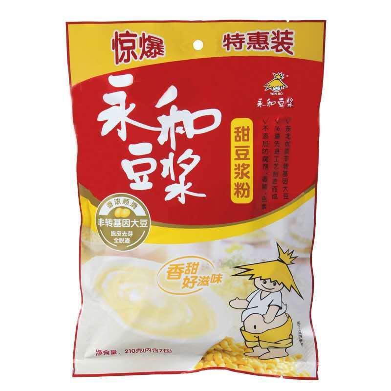 永和甜豆浆粉210g