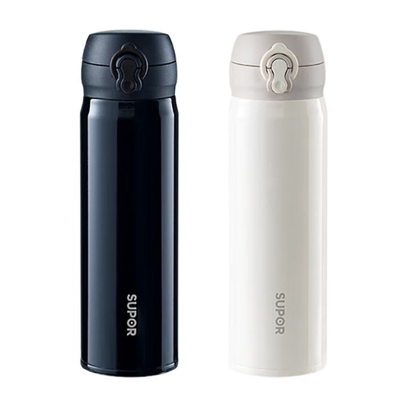 苏泊尔保温杯500ml一键开启弹盖KCV50FB20(颜色随机)