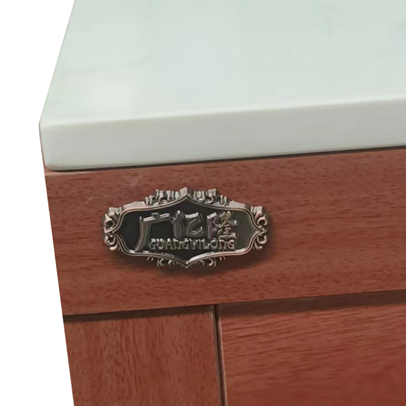 广亿隆大理石办公桌写字桌书桌高清大图