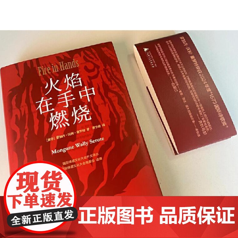 纯粹 火焰在手中燃烧 9787559872869 广西师范大学出版社 蒙加内沃利塞罗特纯粹 Pura 出品 2024-0高清大图