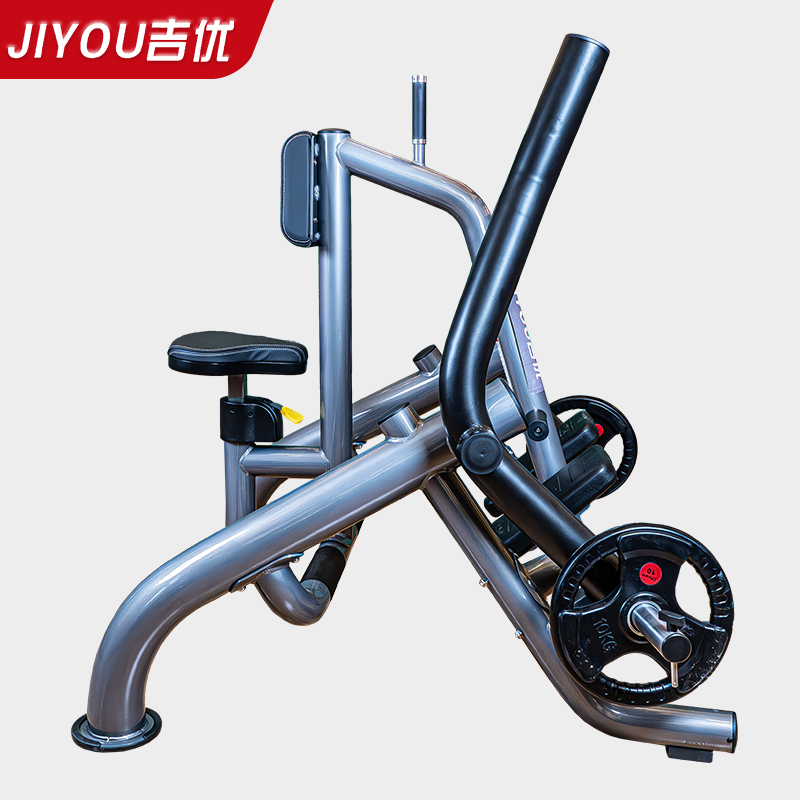 吉优JY-M06坐姿划船训练器健身房商用综合训练器械(不含杠铃片)高清大图