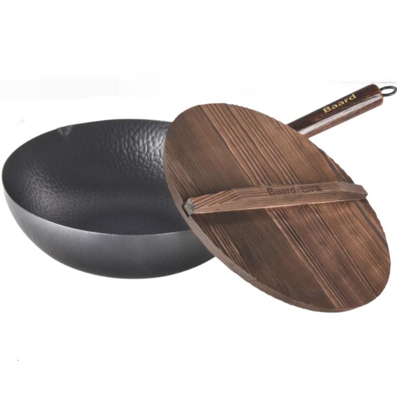 巴尔德臻享典藏捶打老铁锅不沾0涂层木盖BC-022高清大图