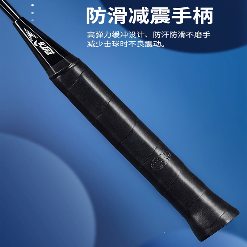 红双喜(DHS)羽毛球拍双拍碳素纤维专业拍子成人儿童套装