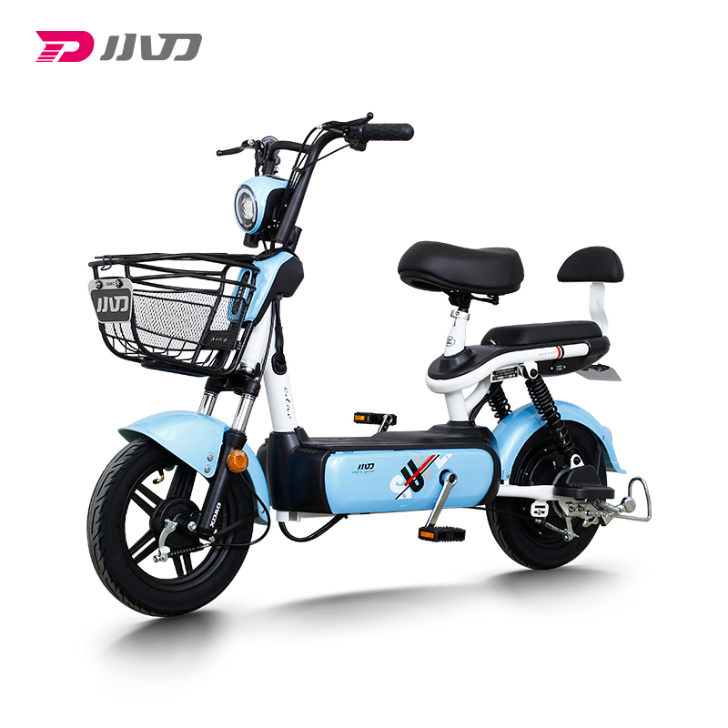 小刀电动车48v新款3c认证新国标电动自行车成人双人电瓶车月途