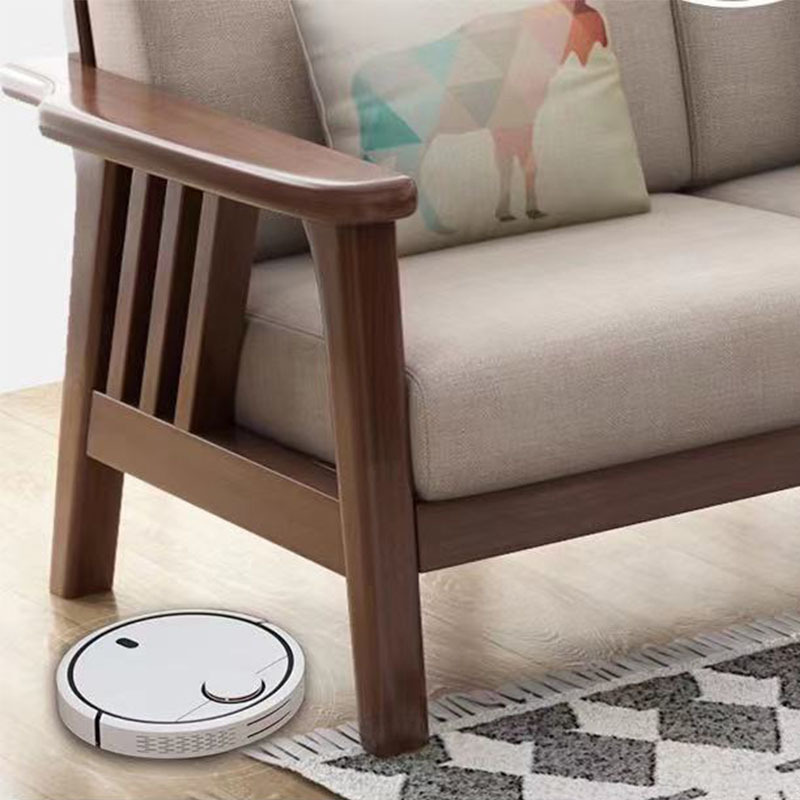 苏宁 质凡 北欧全实木沙发 双人位沙发高清大图