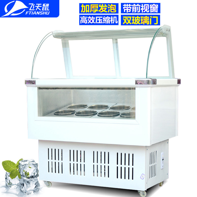 飞天鼠(FTIANSHU) 8桶/12盒 冰激凌柜展示柜商用硬质冰淇淋展示柜硬冰展示冷冻柜雪糕柜