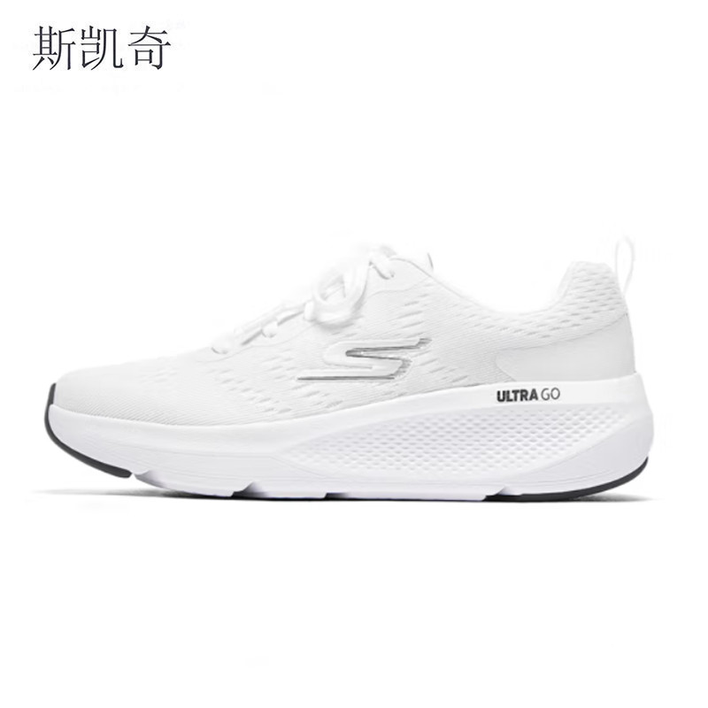 斯凯奇 女夏季减震小白鞋128319-WHT双高清大图