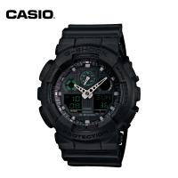 卡西欧(CASIO)男表 G-SHOCK户外运动硬碰硬防震防水男士手表 GA-100MB-1A