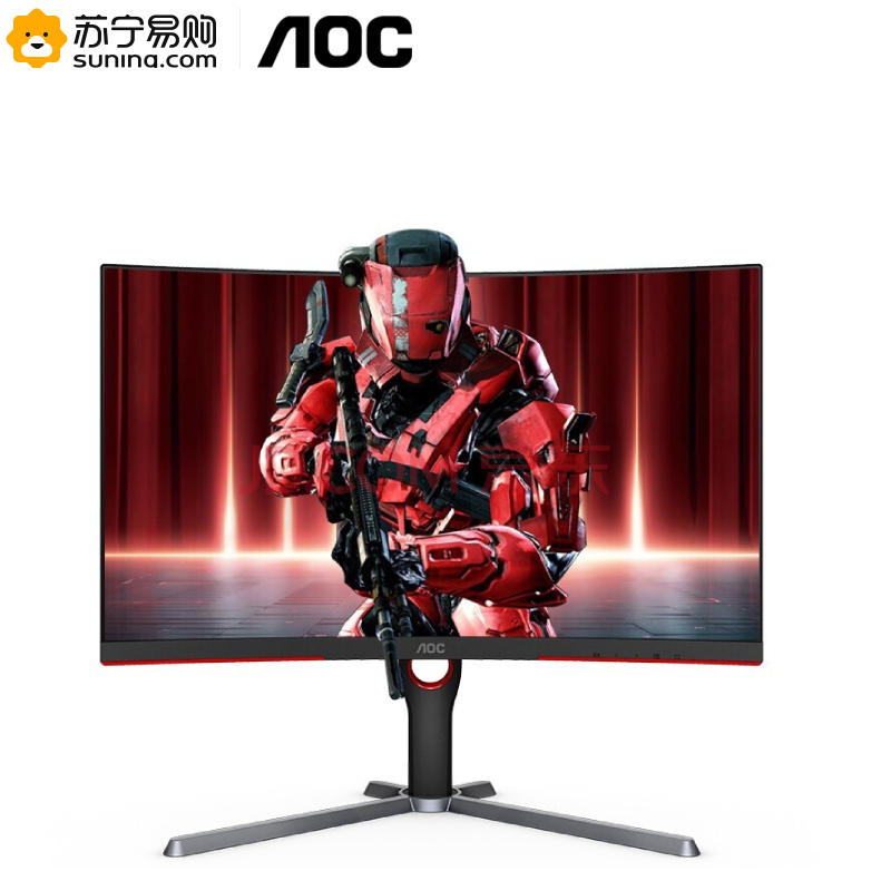 AOC C27G3 27英寸显示器 165HZ电竞1MS曲面1000R台式电脑液晶显示器可升降壁挂游戏吃鸡曲屏144HZ外接笔记本屏幕显示屏PS4