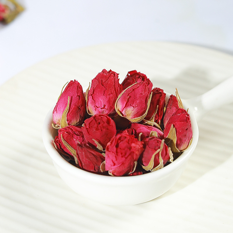 北京同仁堂 玫瑰花茶45g*2罐 平阴金边干花泡茶食用重瓣玫瑰大朵旗舰店正品高清大图