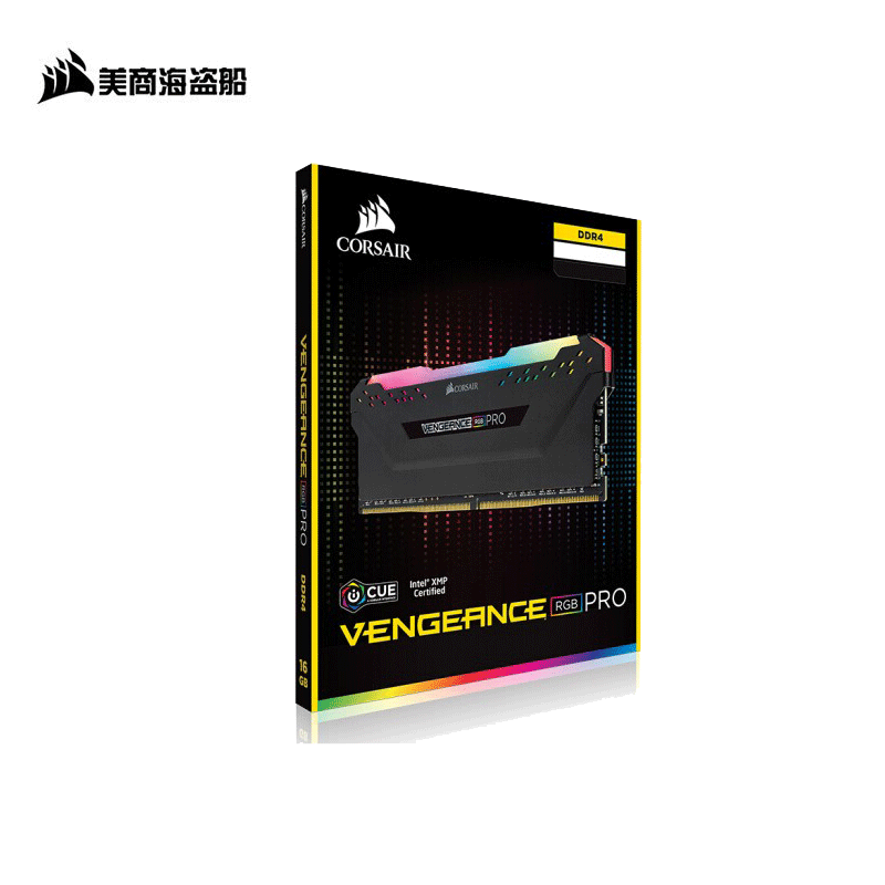 美商 海盗船(USCORSAIR) 32GB(8G×4连号)DDR4 4266 台式机内存条复仇者RGB PRO灯条高清大图