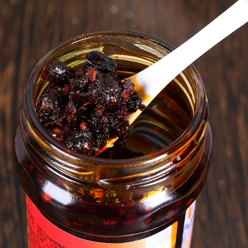 陶华碧老干妈风味豆豉280g3瓶辣椒酱下饭菜拌饭酱豆豉酱