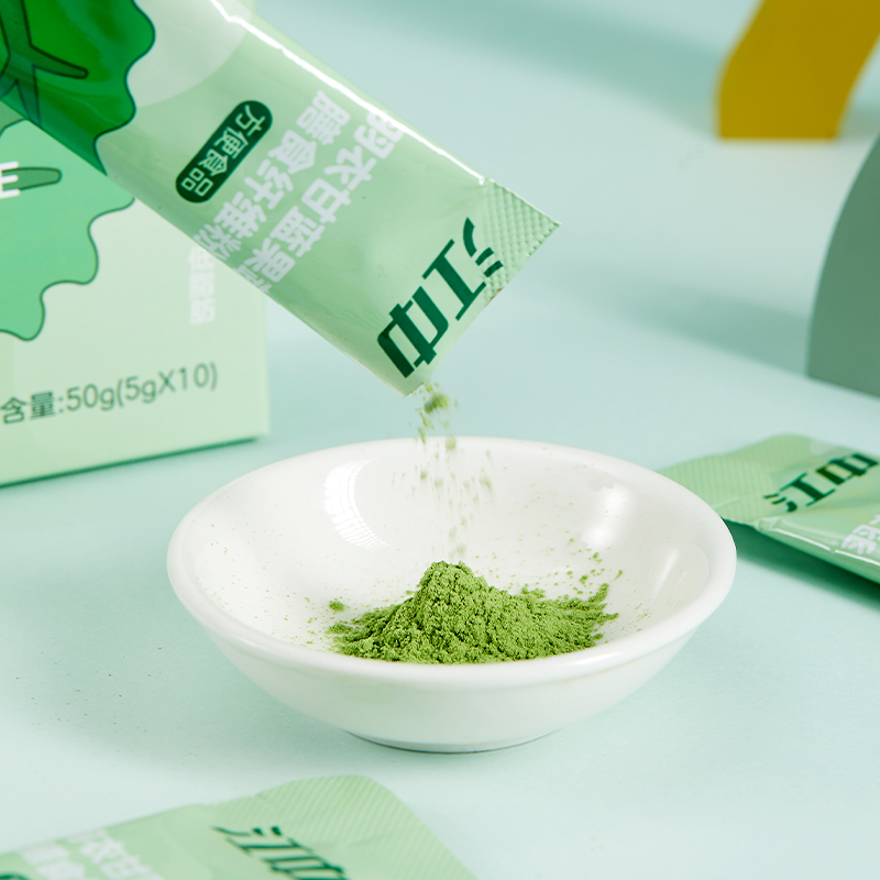江中羽衣甘蓝粉果蔬菜纤维粉膳食纤维官方旗舰店代餐粉1盒装