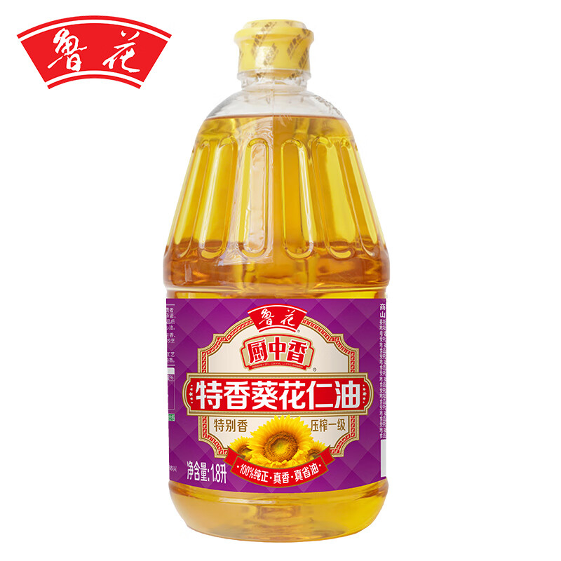 鲁花厨中香特香葵 花仁油1.8L高清大图