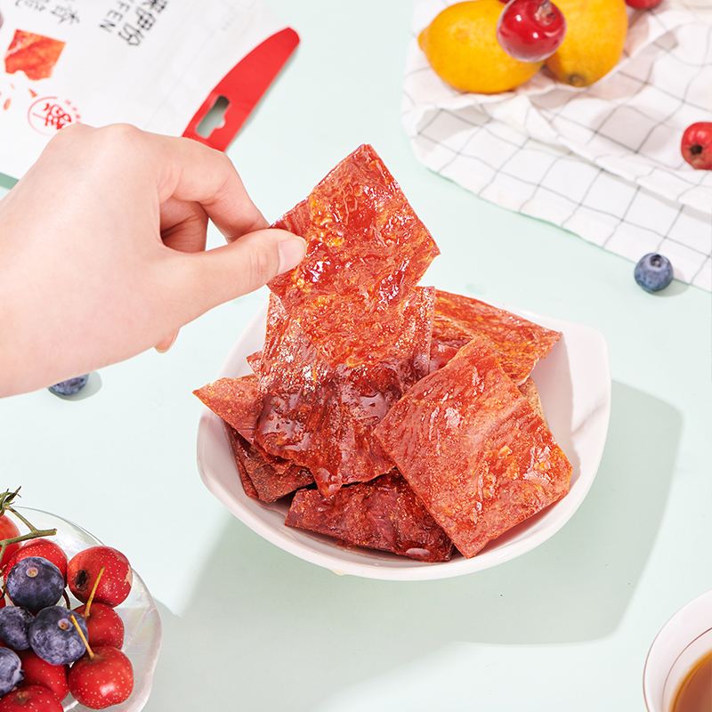 [满199减100]来伊份 香脆猪肉脯35g 猪肉干肉脯类网红美食小吃特产靖江小包装猪肉脯高清大图