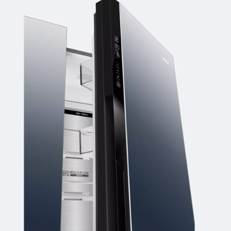 海尔 (Haier) BCD-601WDCE 二级能效风冷变频对开门冰箱(送~货入户)