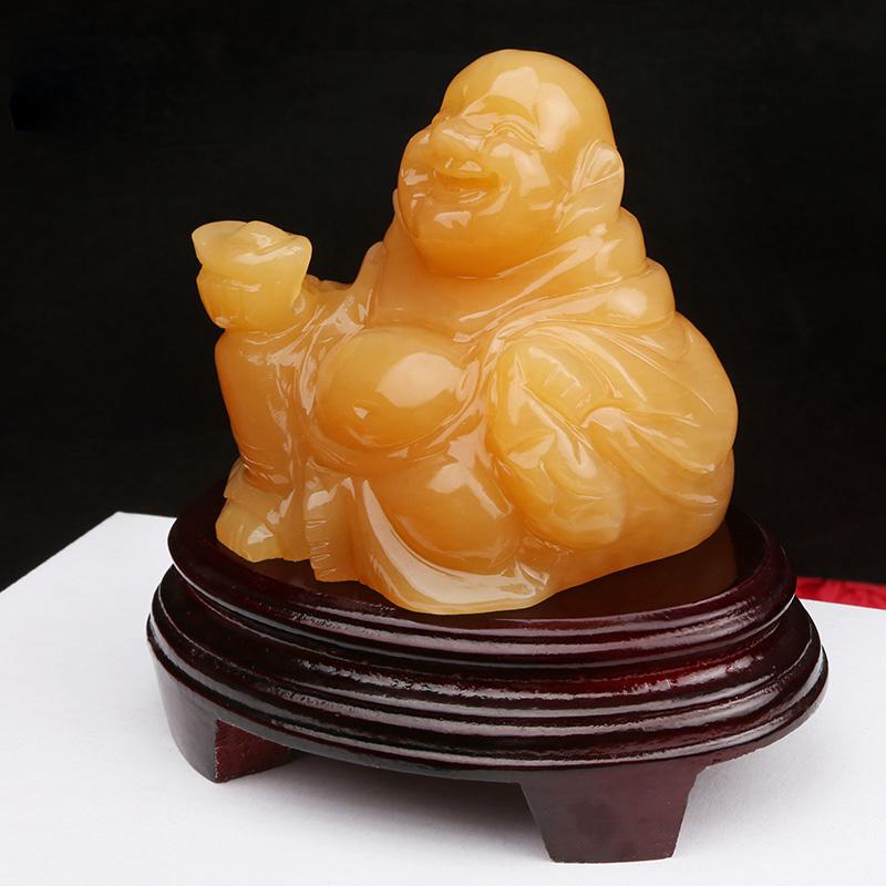美帮汇玉石弥勒佛像摆件笑佛摆件弥勒佛工艺品弥勒佛摆件家居礼高清大图