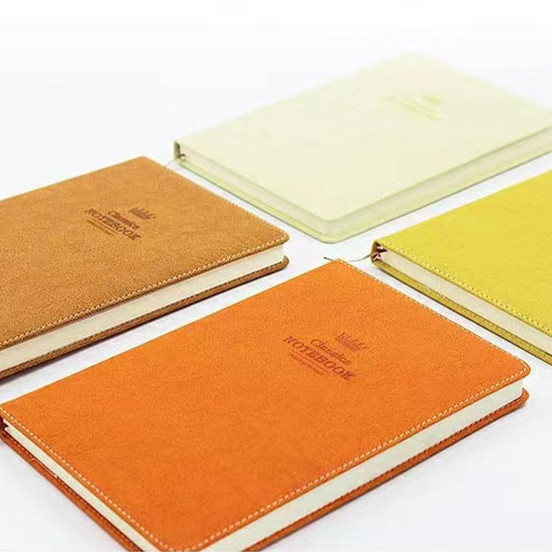 千优美qianyoumeia5pu仿皮封面笔记本企业定制封皮烫金工艺定制内页80