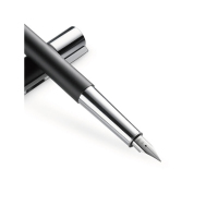 凌美(LAMY)Scala天阶系列 磨砂黑墨水笔/ 不锈钢拉丝墨水笔 钢笔 EF尖