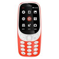 官方正品【原封】诺基亚(NOKIA)3310 移动2G 双卡双待手机 备用机老人机老年手机老年机 红色 不支持电信卡