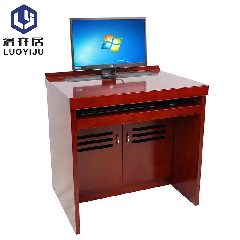 升降电脑桌 80*60*76cm ZZ663 张高清大图