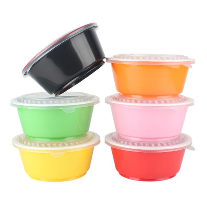 奥德鑫一次性PP餐盒 1250ml白色圆形 单个图片