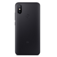 小米（mi）小米6X 全网通 6GB+64GB 曜石黑 移动联通电信4G手机 双卡双待 智能手机